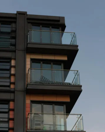 Balustrade din sticlă