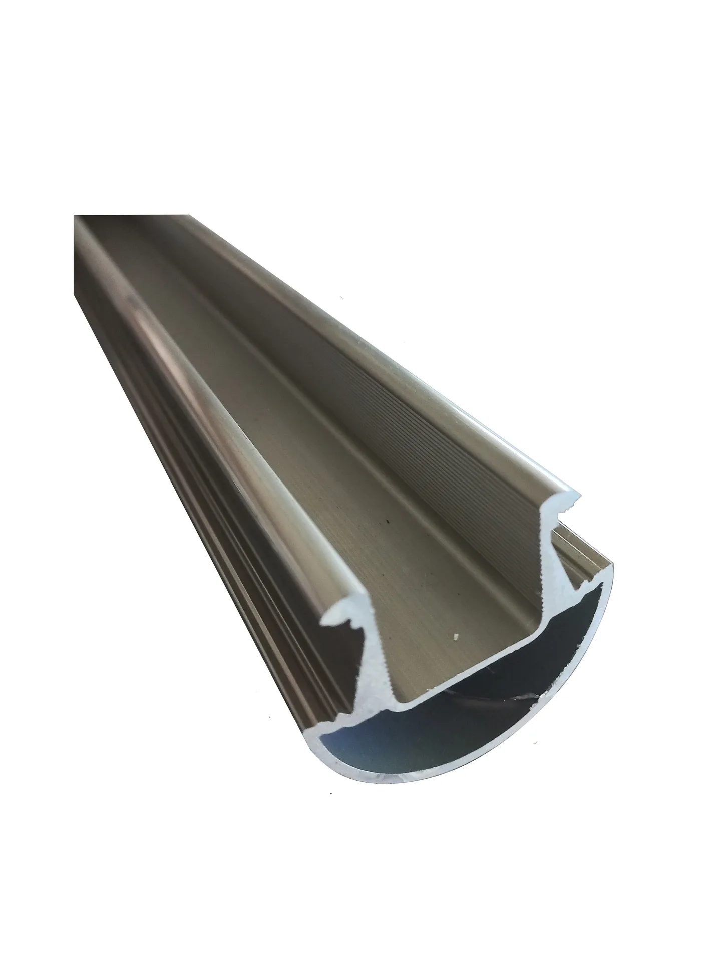 MD 9183/16 Profil mana curenta cu canal pt LED, sticla 16mm (BRONZ) (3 m)