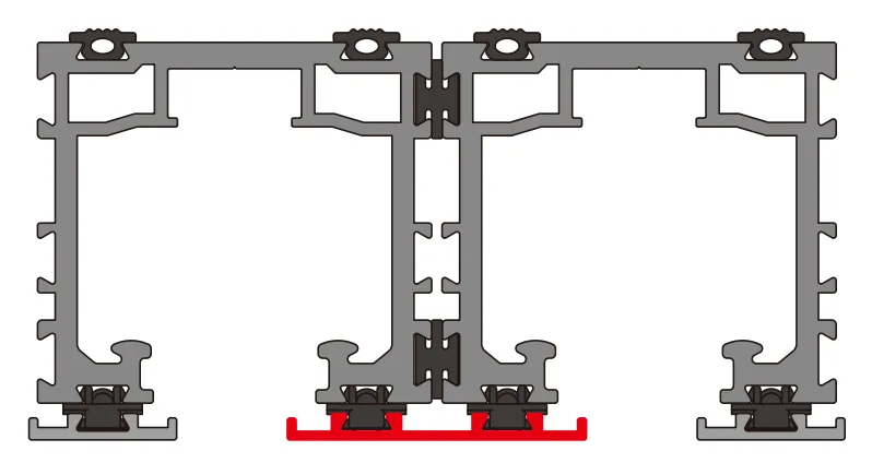 A309-40 OPK PS FG Profil Capac mascare inferior intermediar (Press, 6 m)