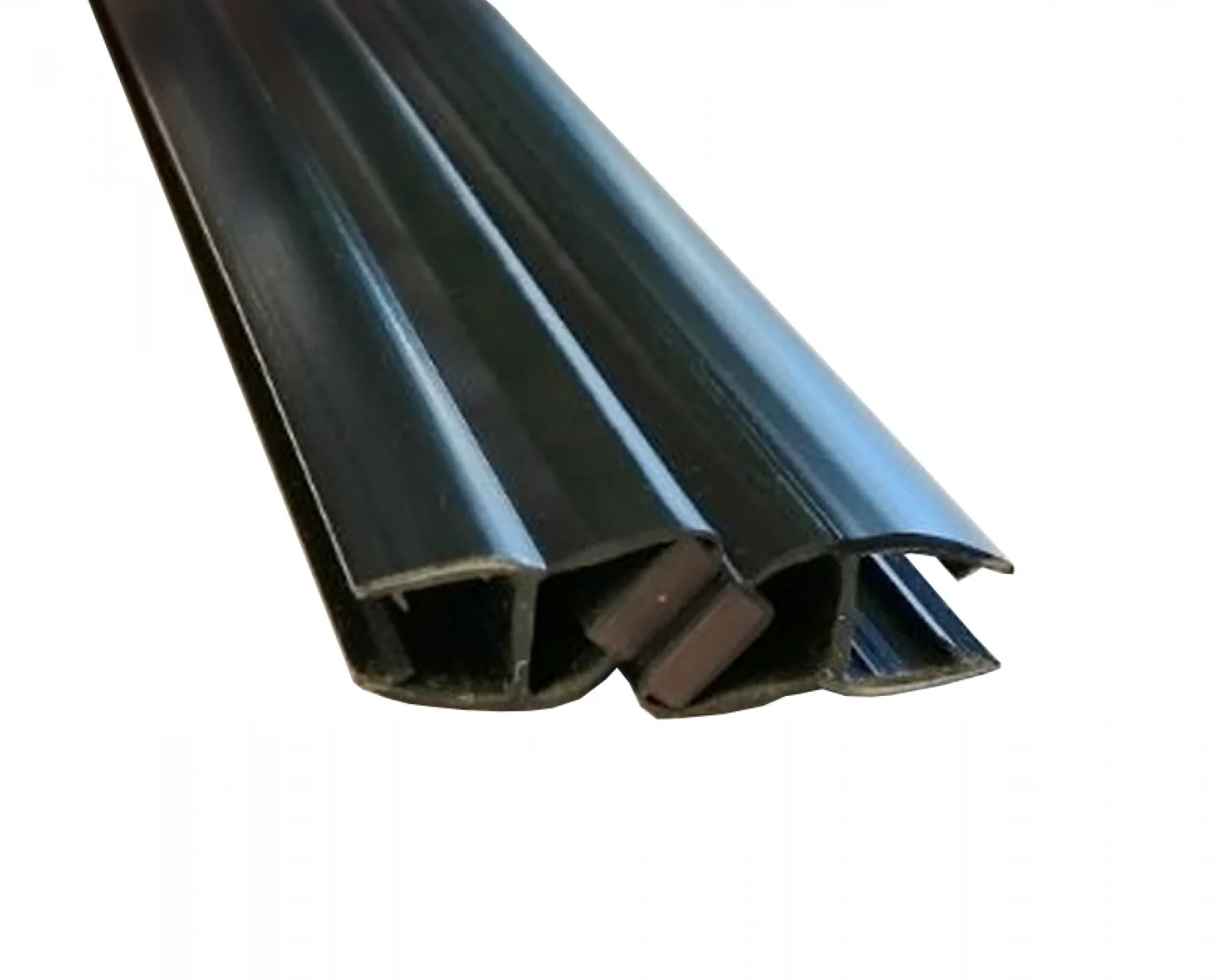 Magnetic Seal 90° BLACK (Glass 6mm) h2200mm