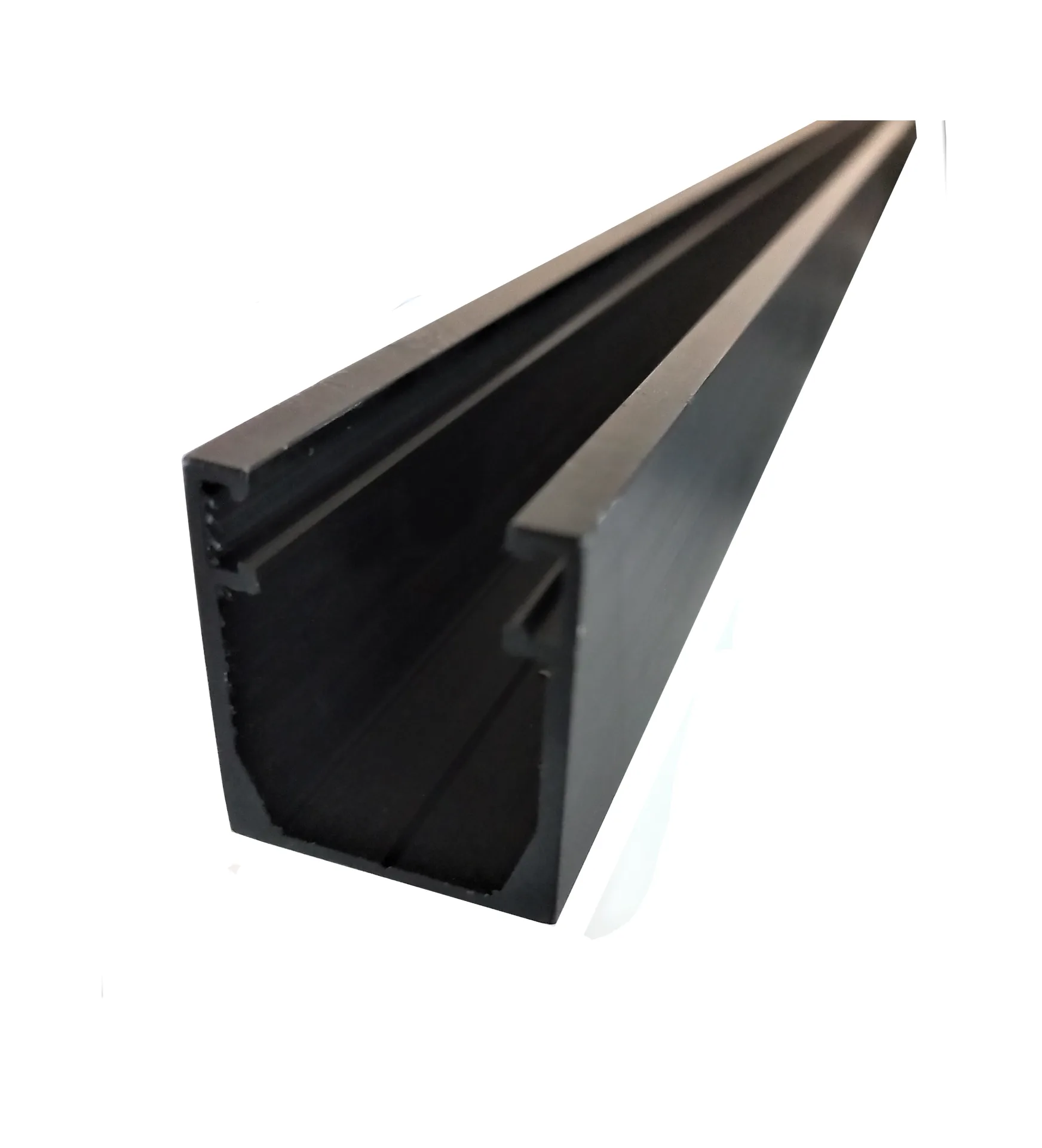 KP34U Profil perimetral tip U - BLACK 28x35mm (3 m)
