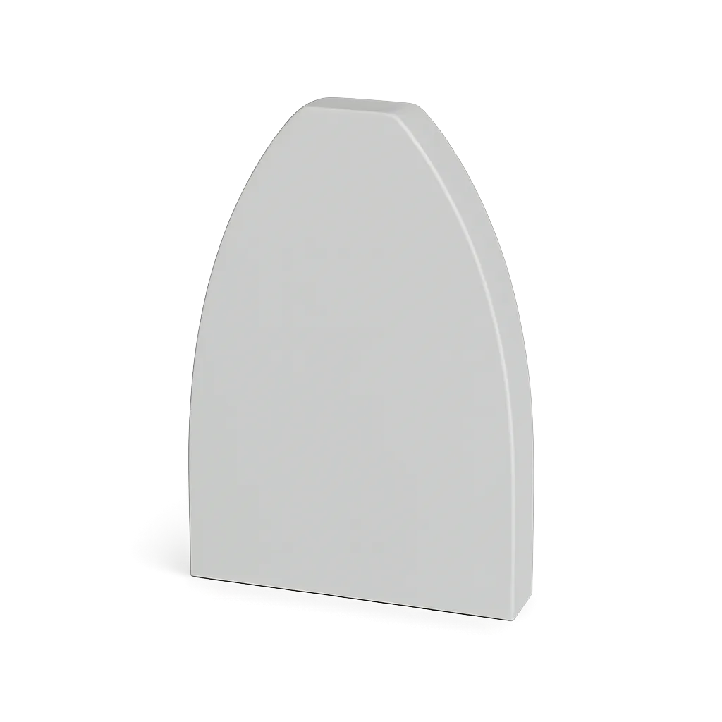 U-type Balustrade End Cap with floor fixing (Anod)