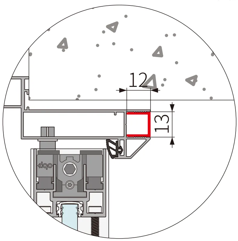 A325 OPK PS Decorative Cover for Telescopic Rod (Press)