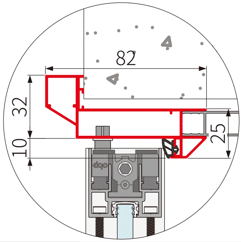 A355 OPK PS Telescopic extension profile