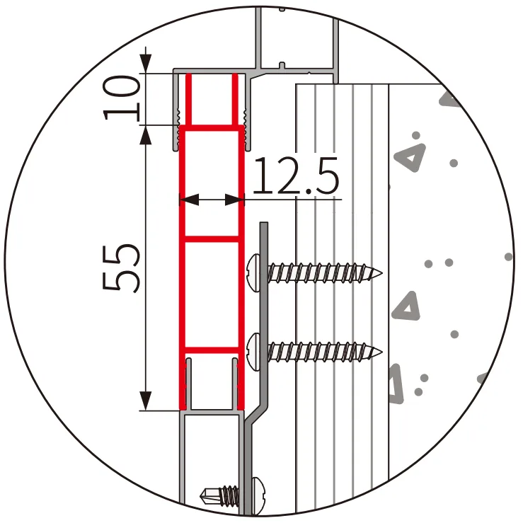 A302 OPK PS Telescopic extension system profile (6 m)