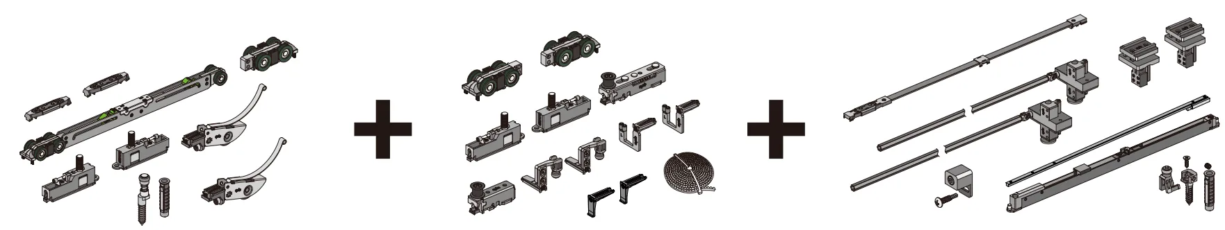 A20 OPK PS Set doua usi incastrabile 2+0 POCKET CA420006-003