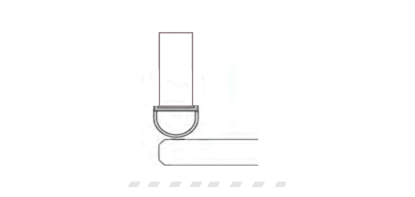 MD 212M / 8*5mm - Garnitura siliconica cu bulb si banda adeziva dubla 3M *8mm L1000mm (3 m)