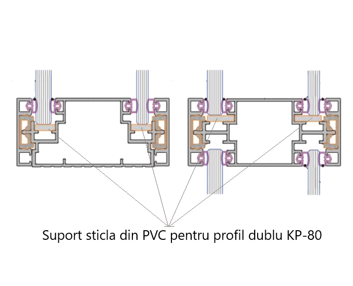 KP80 PVC Glass Setting Block (14x3mm)