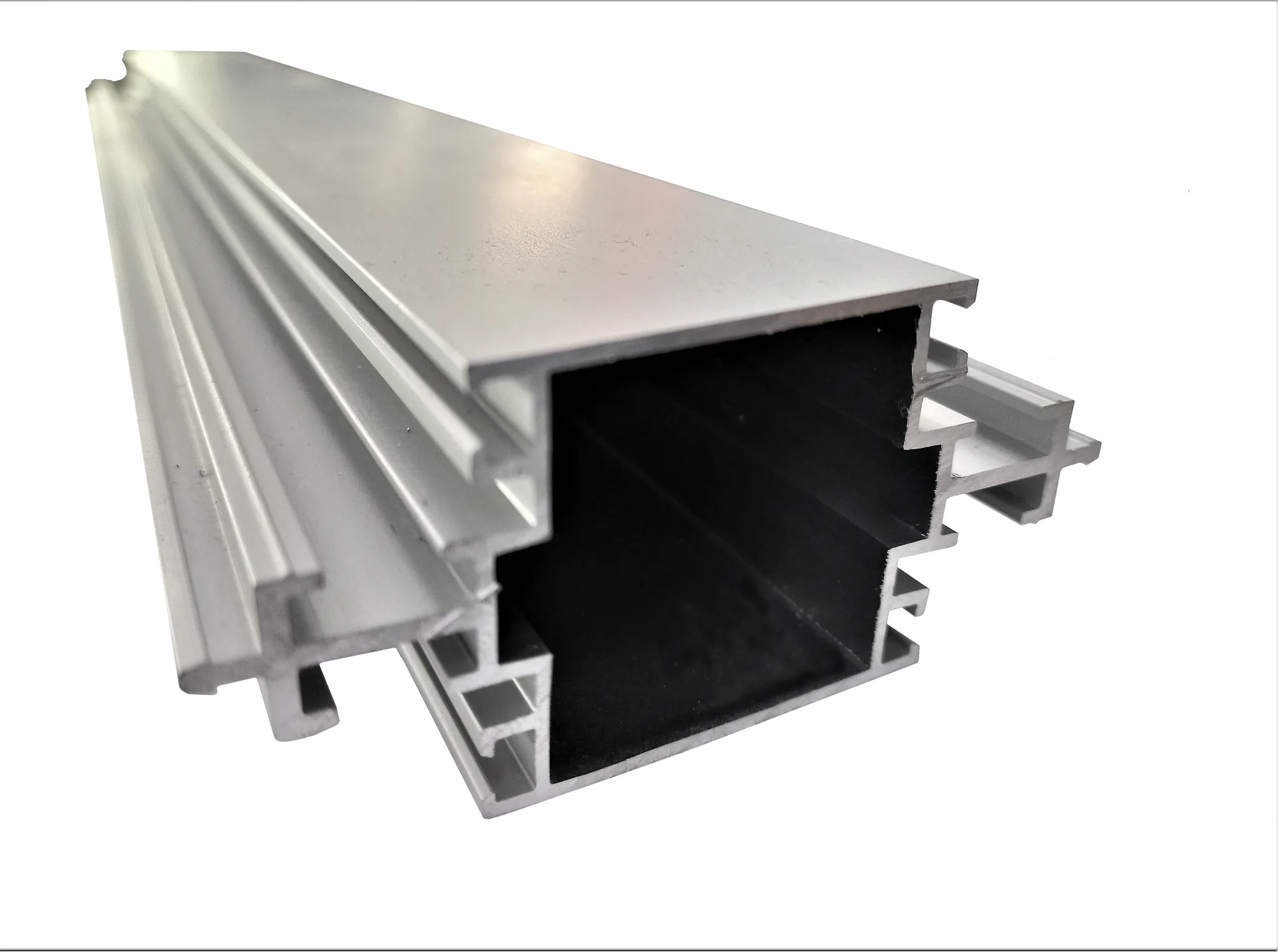 KP80i Profil intermediar dublu cu clips 80x34mm ANODIZAT (6 m)