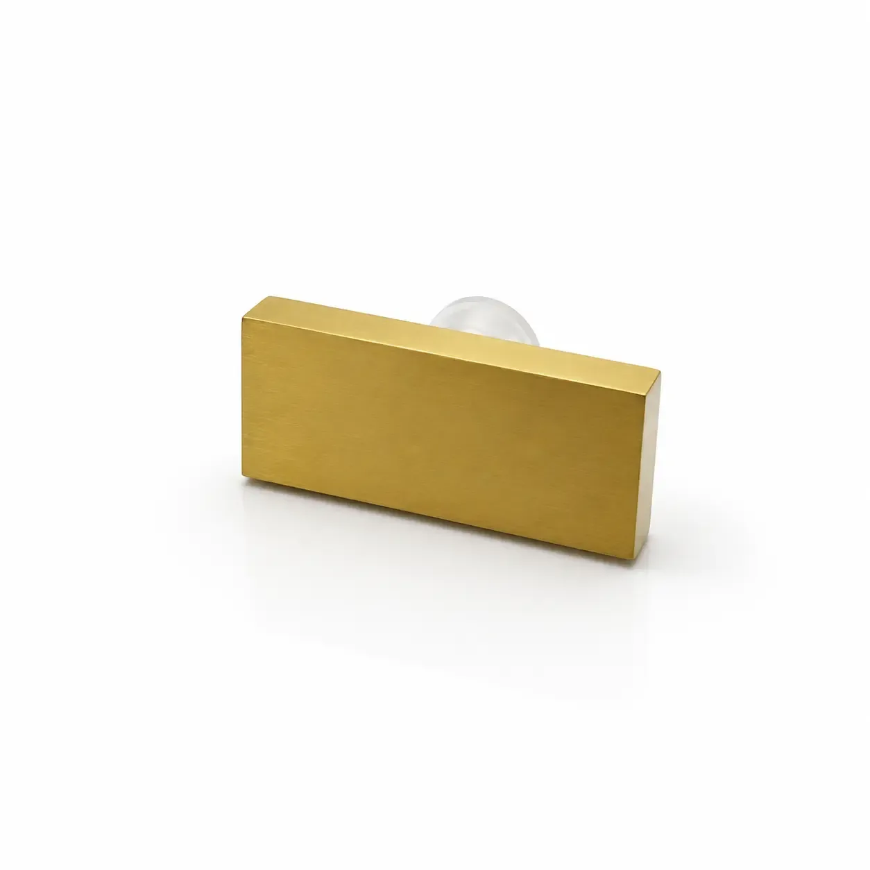 MD 244 SG Glass Channel End 30x10 Satin GOLD