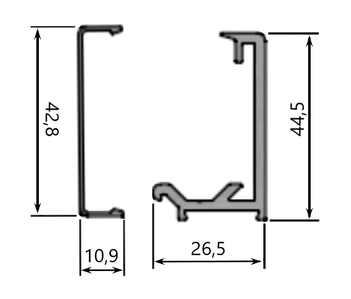 Set Profil ALT 115 (DB703, 3 m)