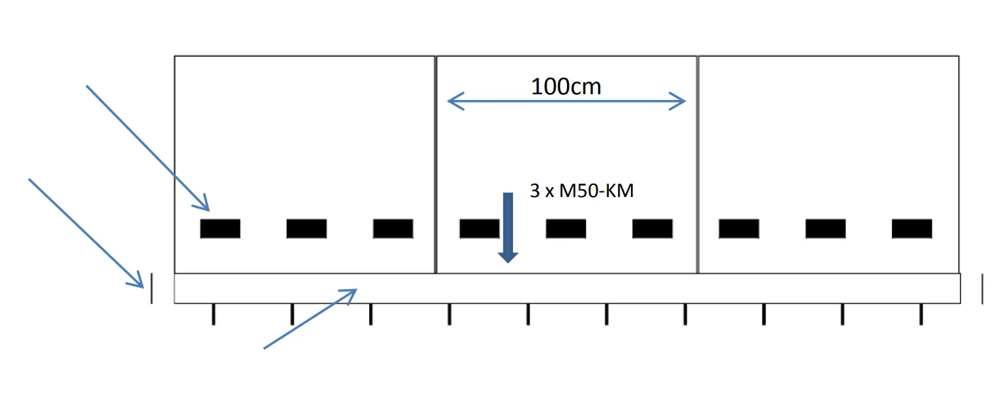 M50 U-type Balustrade Profile (6 m)