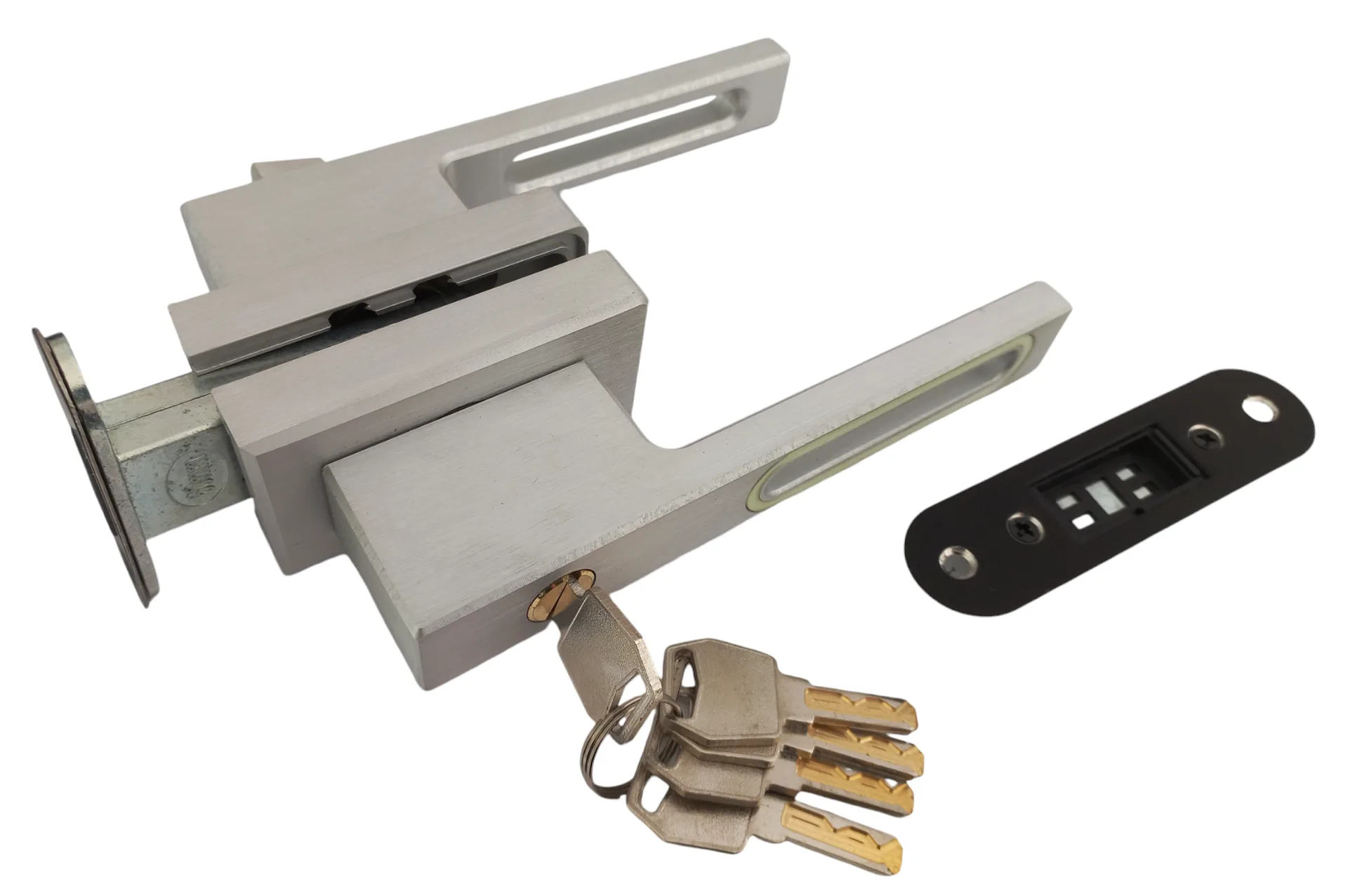 Horizontal Magnetic Lock for Perimeter Profile (Hollow Handle)
