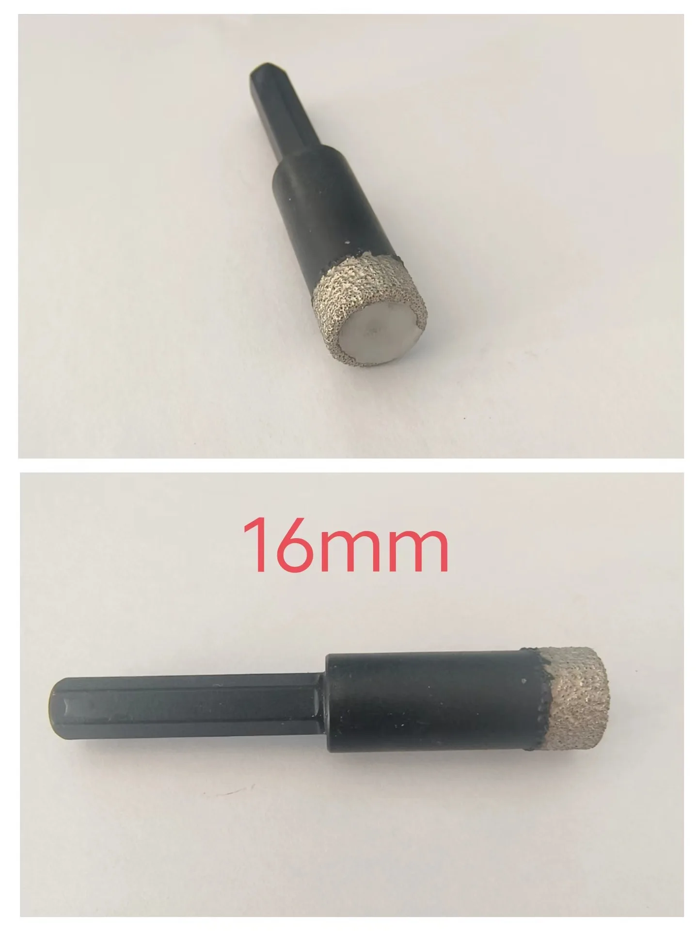 16mm Burghiu diamant USCAT, tija HEX,80mm lungime
