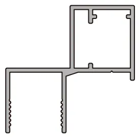 A306 OPK PS Profil pervaz pentru extensie toc sistem telescopic , COPPER (6 m)
