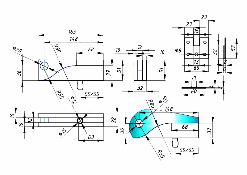 MD 130P NAT - Conector supralumina-perete NAT