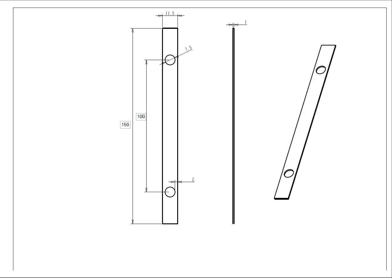 MD 170A-R Sliding System Kit with Soft-Close and Rectangular Handle