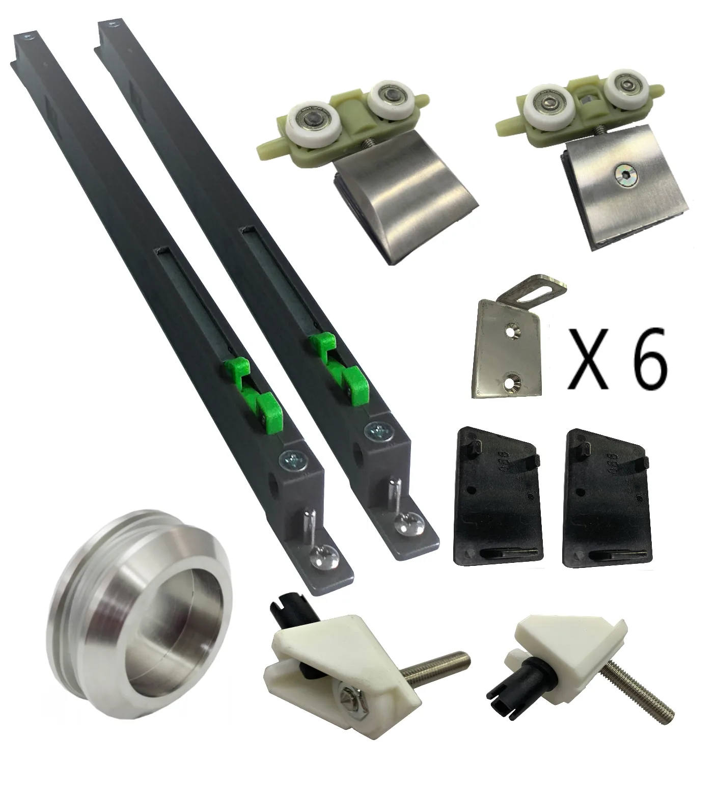 MD 190 Sliding Door Kit with Soft-Close Mechanism