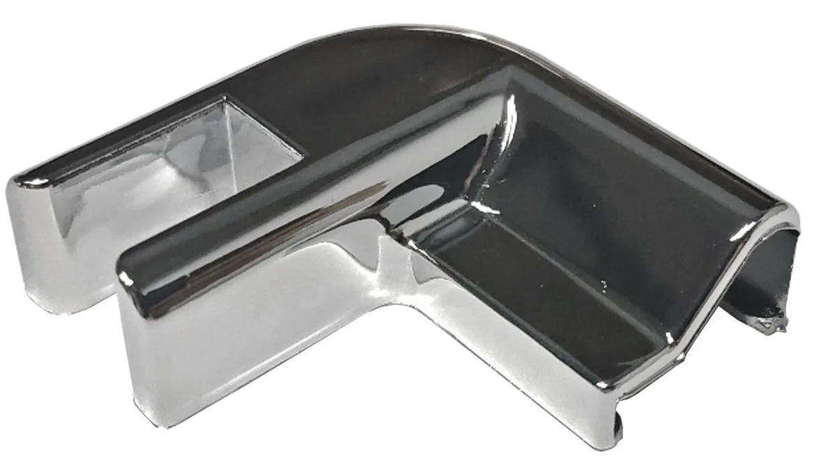 MD 20 S/D Conector 90* pentru prag aluminiu 15*9 - sticla
