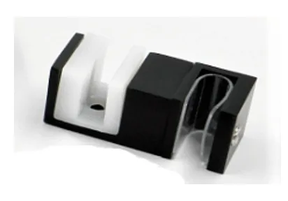 MD 243B BLACK - Square Floor Guide for Sliding Glass Doors