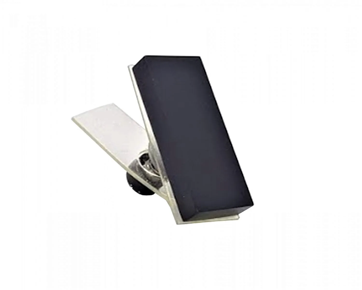 MD 244 B - Tube-to-Glass Connector for 30x10mm Bar, Matte Black