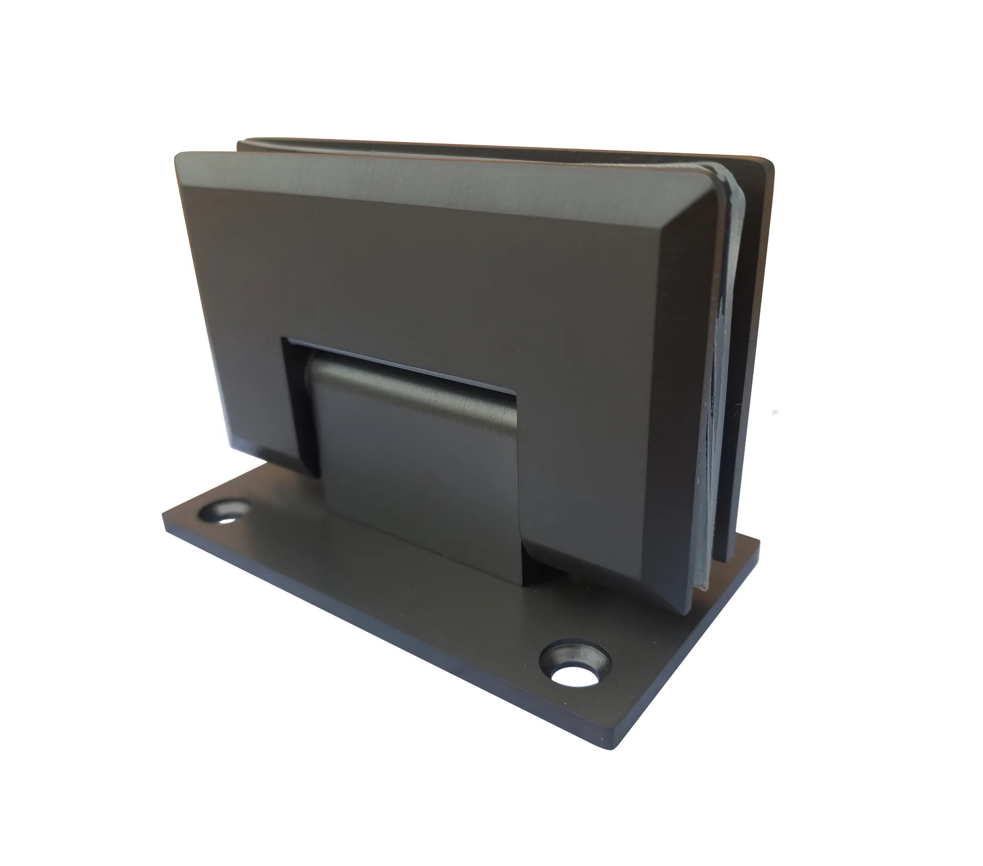 MD 301 GMG - Wall-to-Glass Hinge 90 (Full Plate), Gunmetal Grey