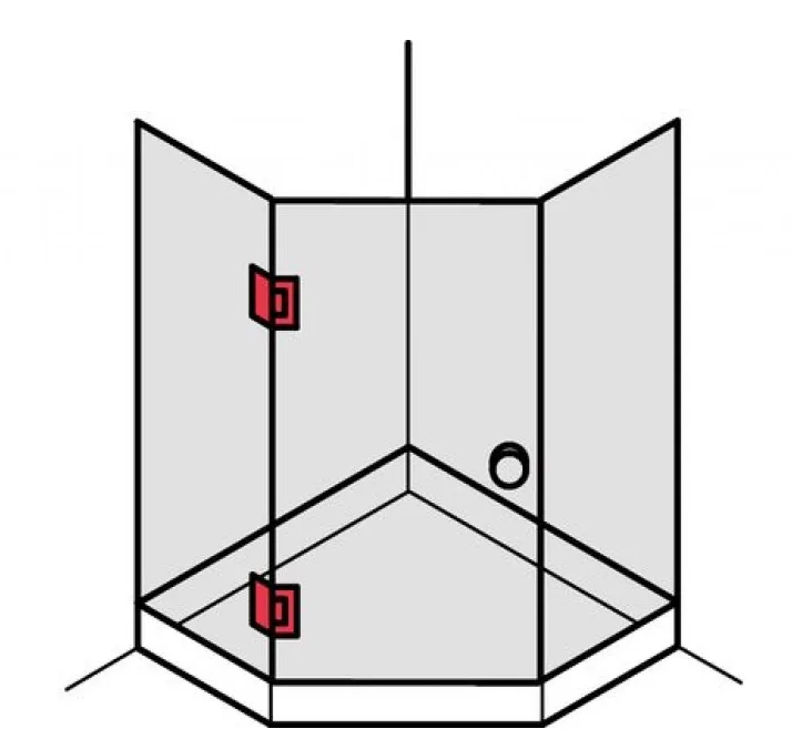 MD 302 - Glass-to-Glass Hinge 135