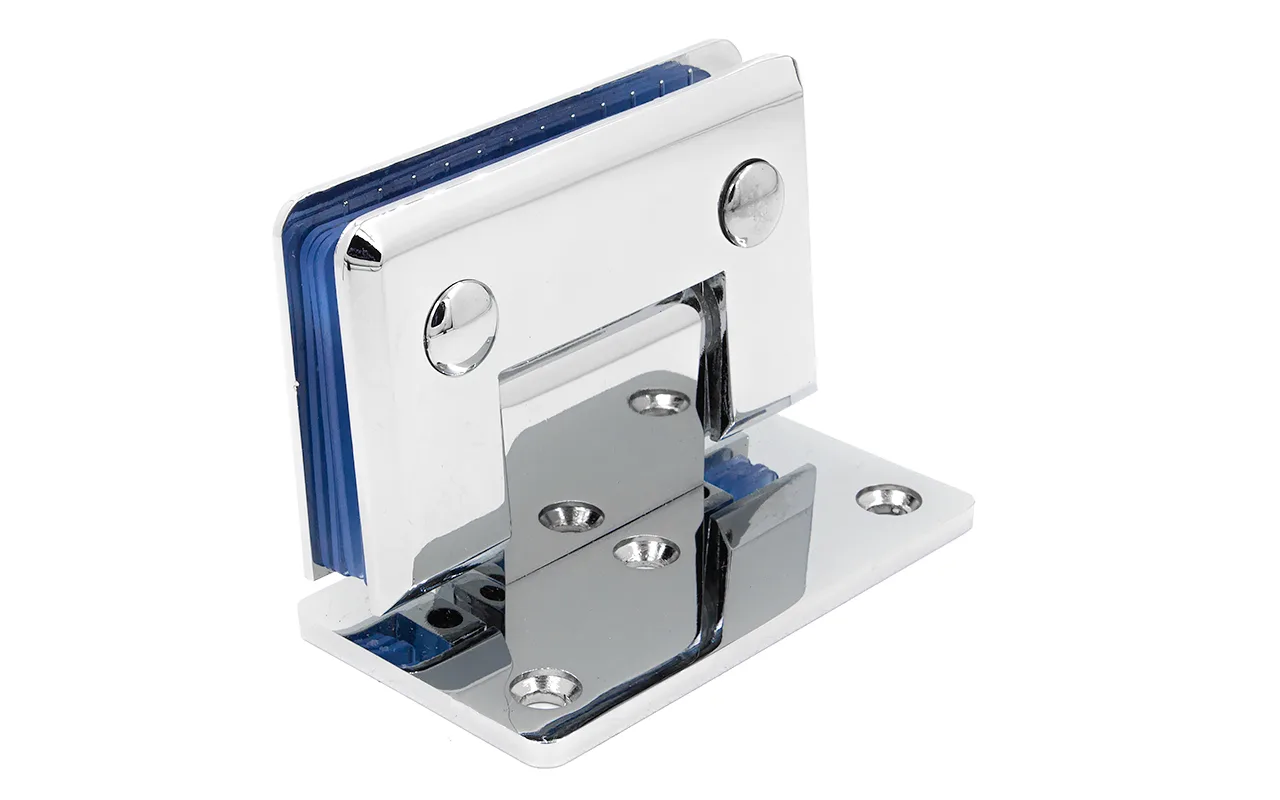 MD 305 - Wall-Glass Hinge 90° (Unilateral Mounting)