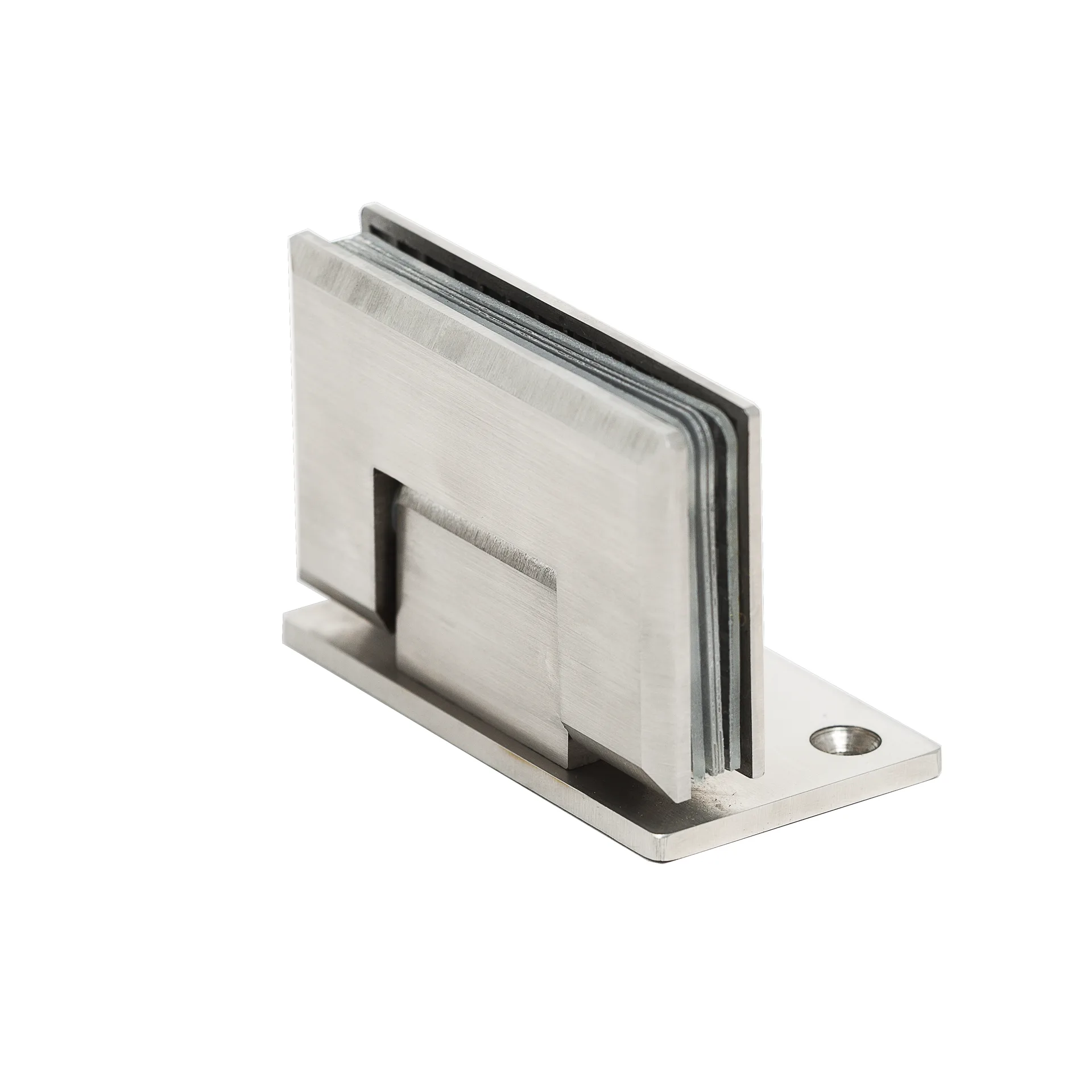 MD 305 - Wall-Glass Hinge 90° (Unilateral Mounting)