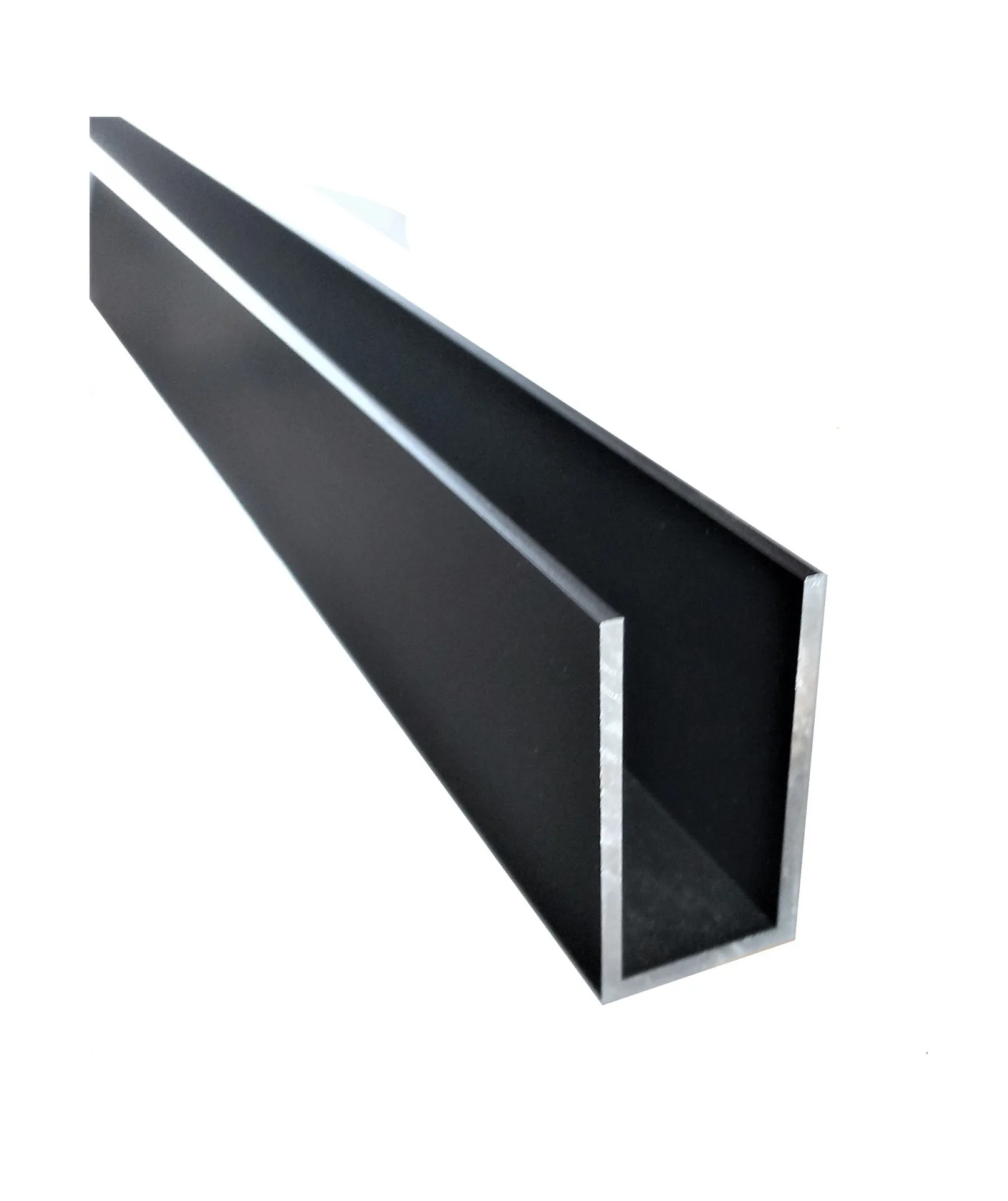 MD 3060 - profil u aluminiu 20x40x2.0   6m (Black, 6 m)