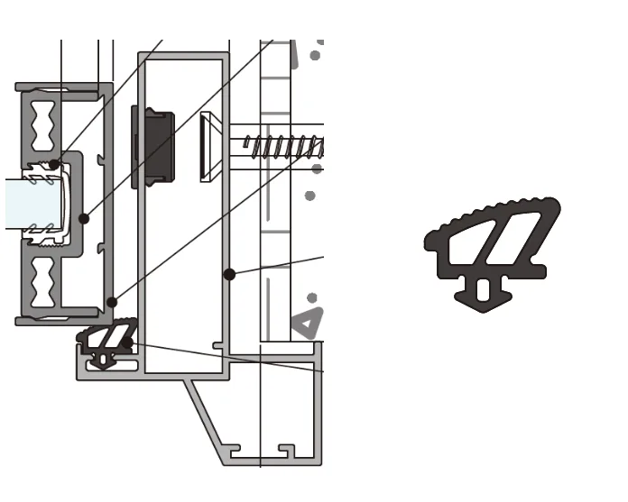 A416 OPK PS Door Frame Sealing Cap