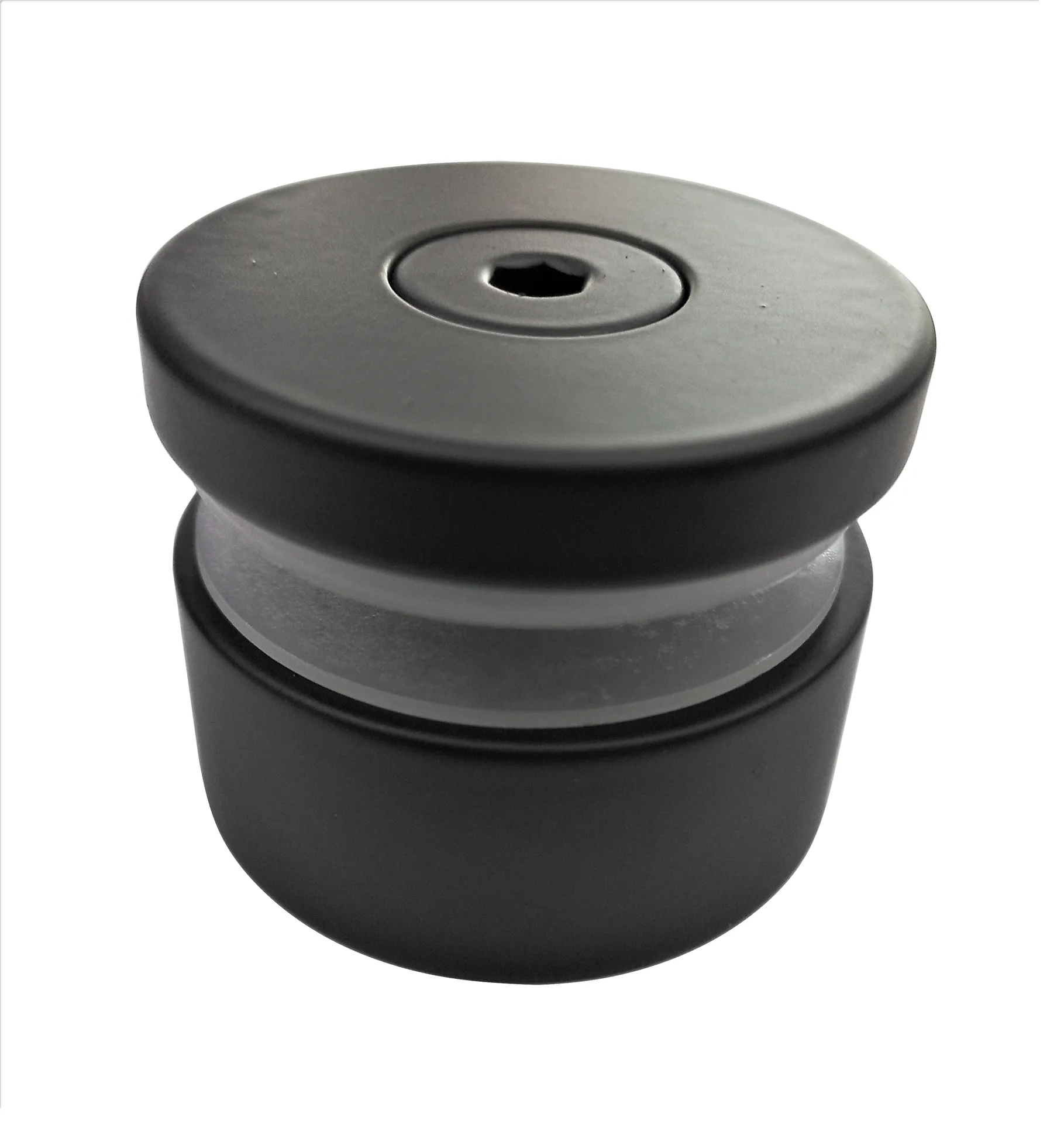 MD 40110A B - 20x50mm - Standoff Point Fixing, Matte Black