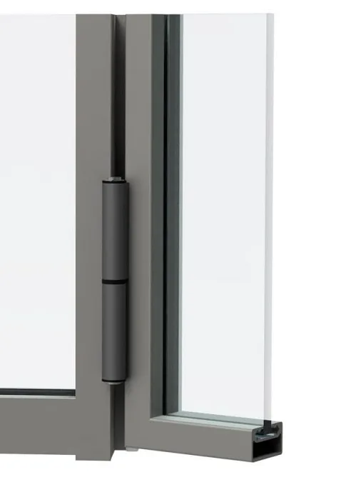 MD 40x22 A Profil perimetral pentru usa sticla ANODIZAT (5 m)