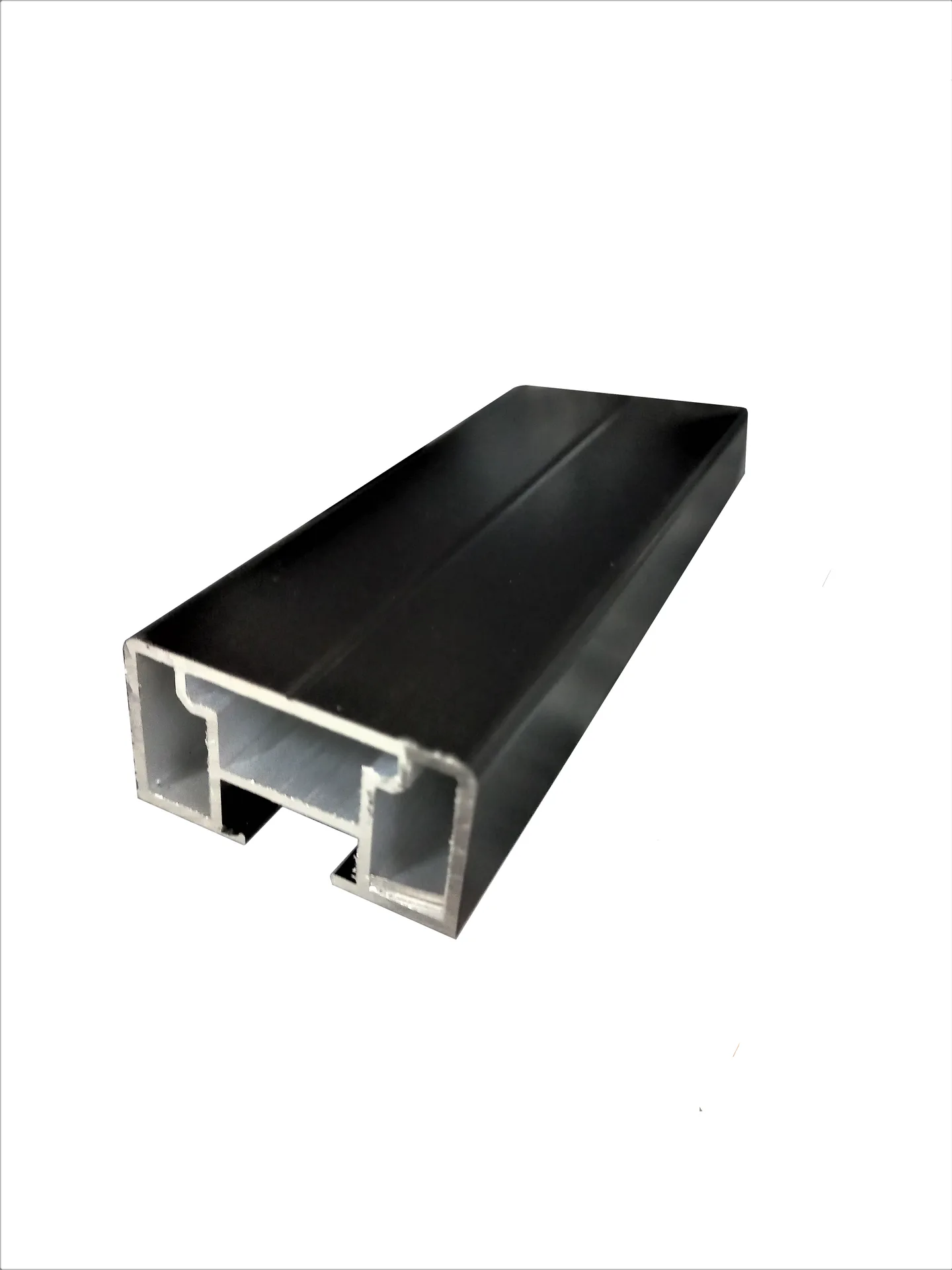MD 40x22 B Profil perimetral pentru usa sticla BLACK (5 m)