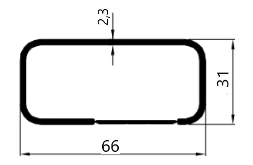 MD 504 Handrail Joint Cover Ring 25x60mm, Aluminium