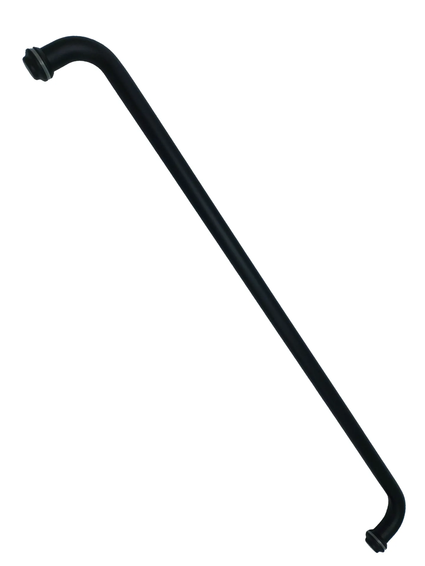 MD 617C-610 BLACK - Single-Sided Towel Bar Handle, C/C 610mm, Matte Black
