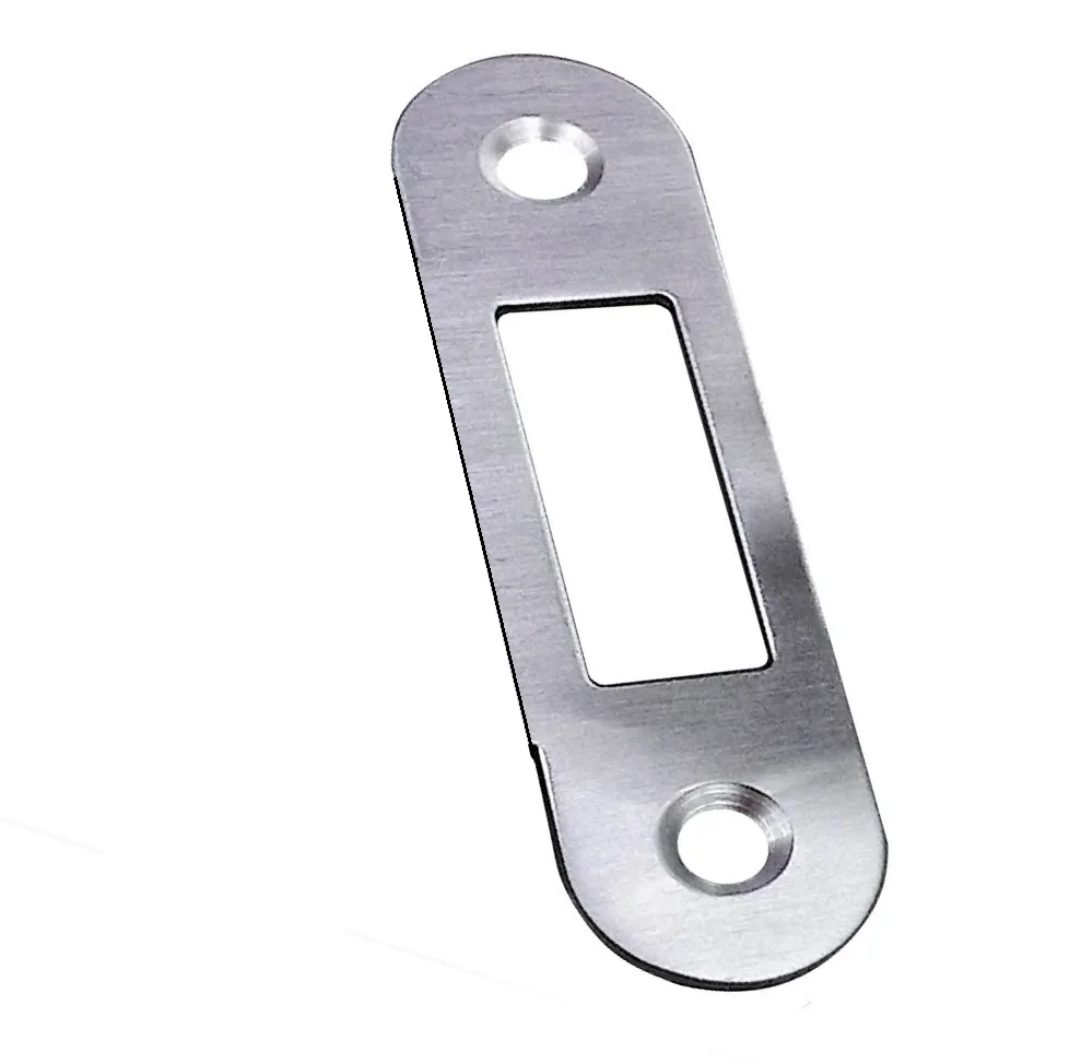 C 204-P - ALUM - Strike Plate for Frame-Mounted Glass Door Locks