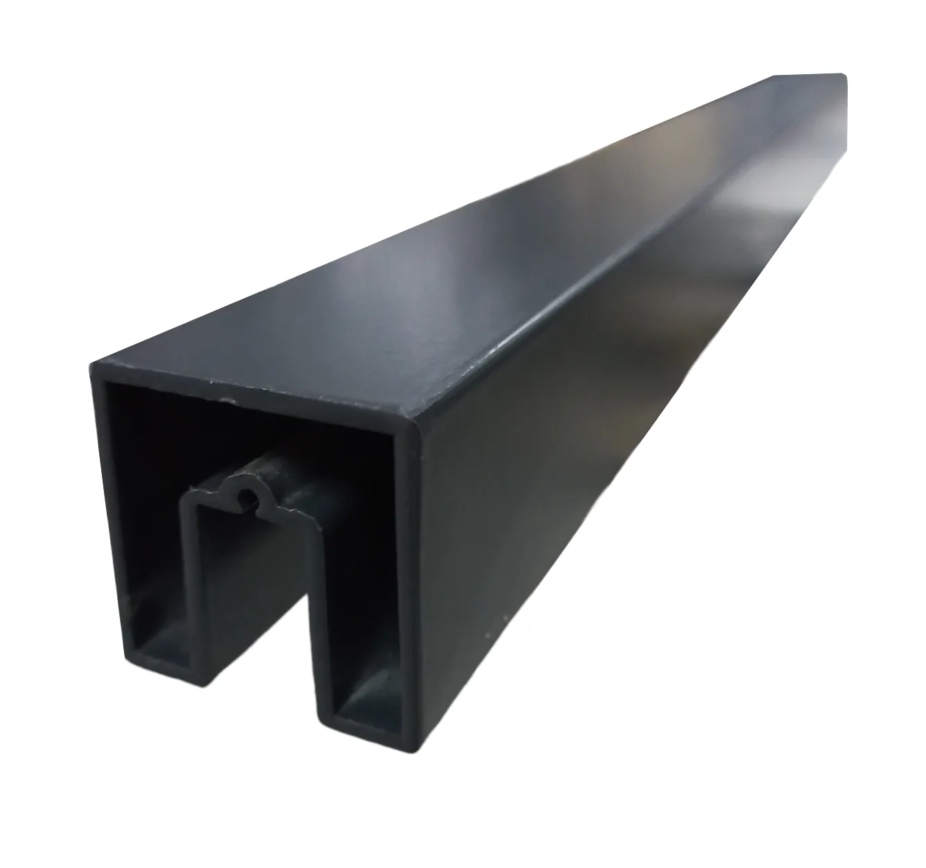 MD 6528 Mana curenta patrata 30X30 mm sticla 10mm 7016MAT (6 m)