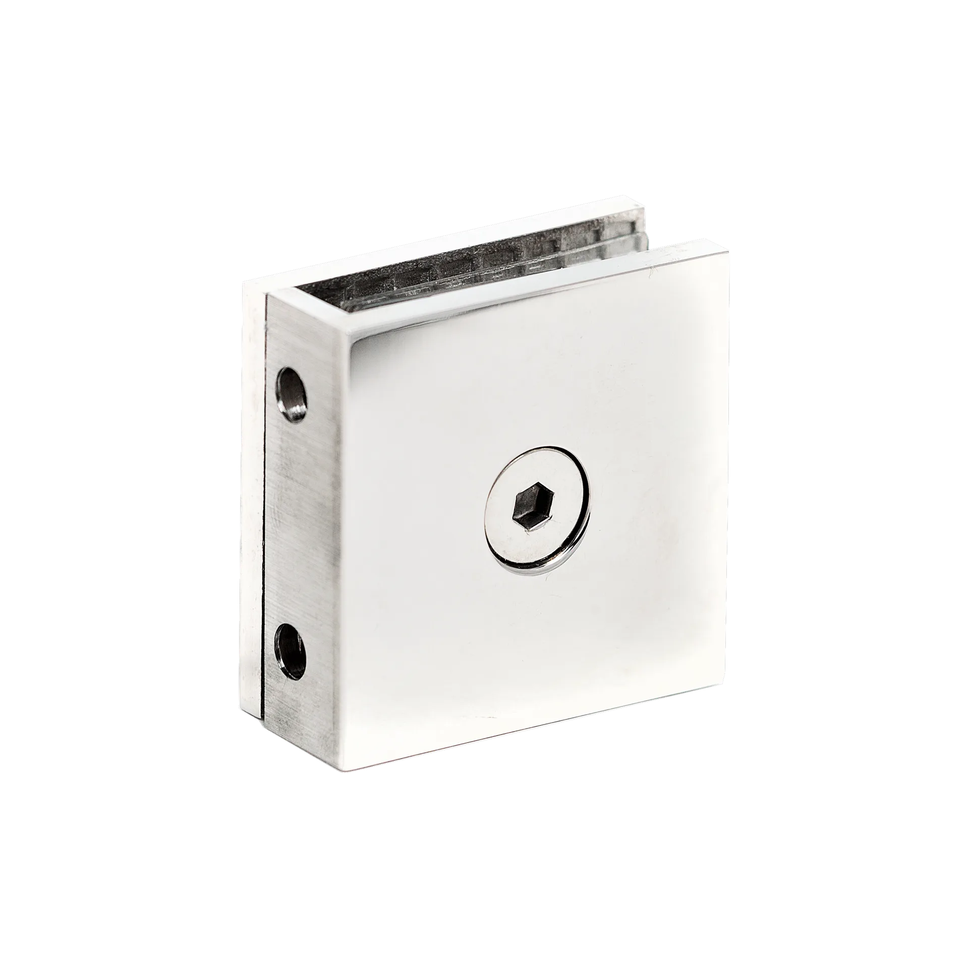 MD 721 PSS - Wall-to-Glass Clamp 90 (45x45mm), Polished
