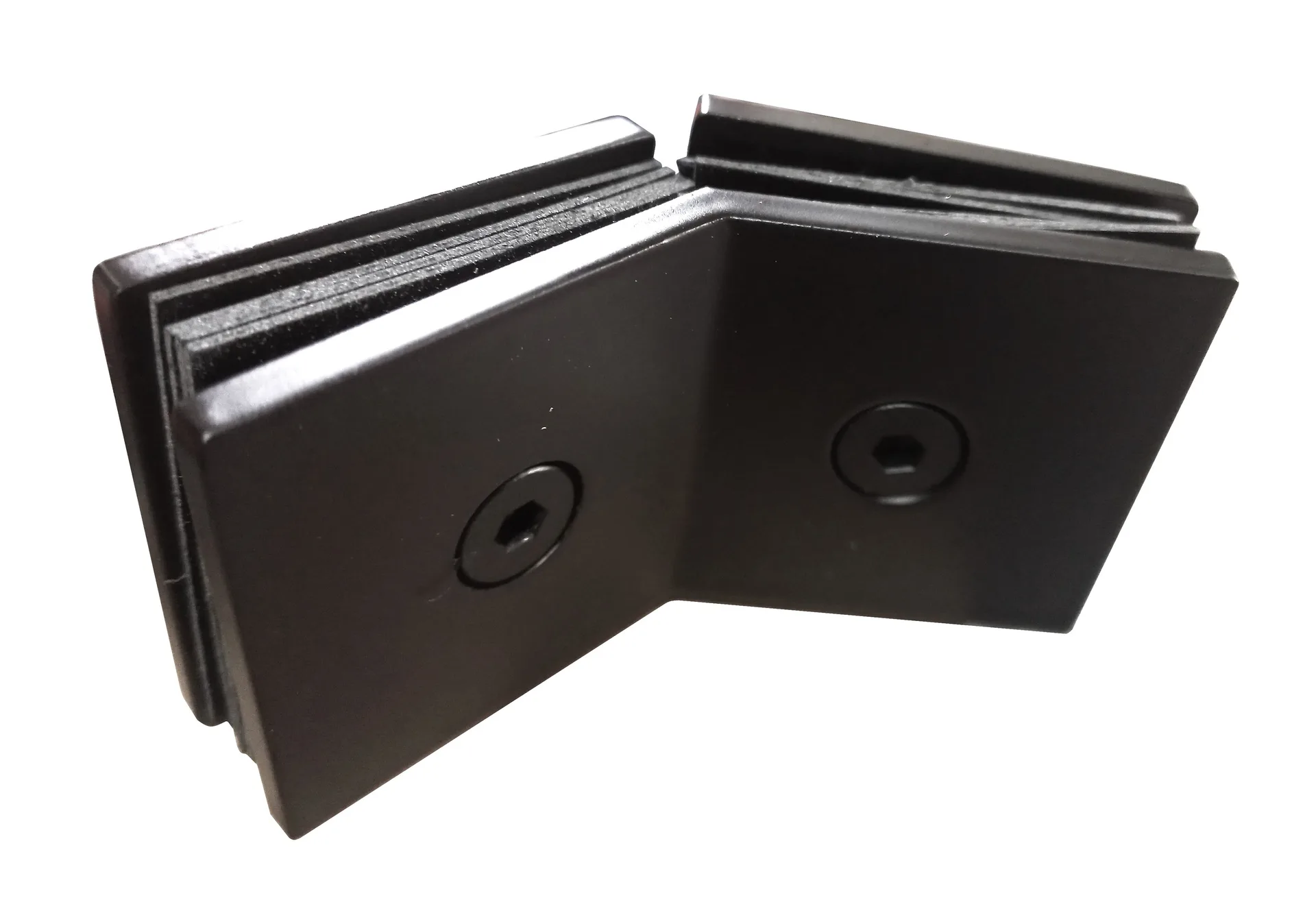 MD 726 B - 135 Glass-to-Glass Connector, Matte Black