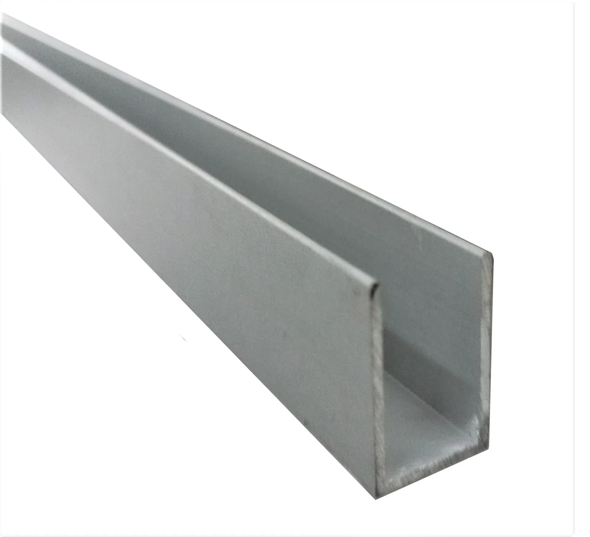 MD 8092A - Profil U aluminiu 12x20x1.5mm (sticla8mm) ANOD MAT (6 m)