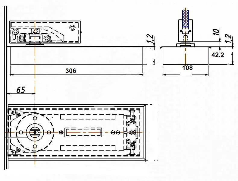 MD 84 BTS SSS - Amortizor pardoseala