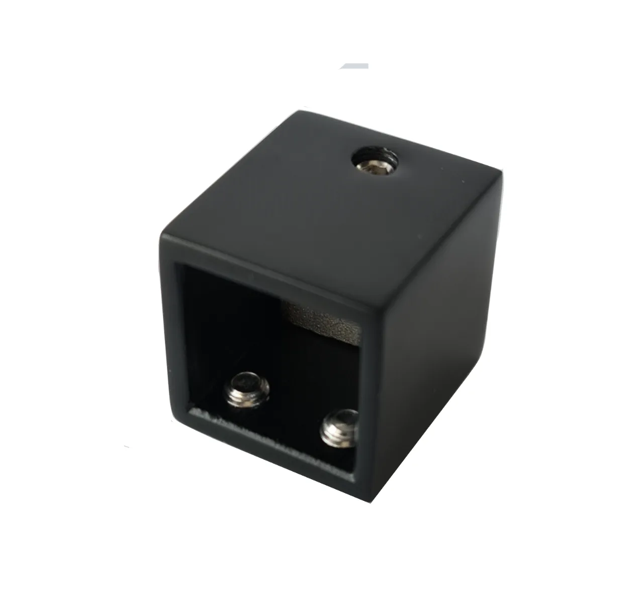 MD 907B / 20x20 BLACK - Wall-to-pipe stabilizing connector