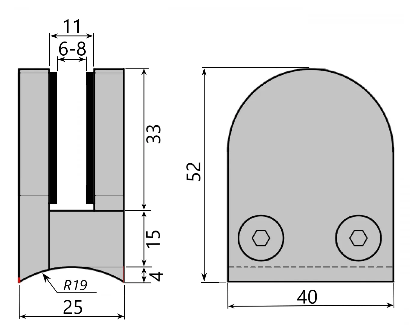 CLEMA BALUSTRU ROTUND - 6