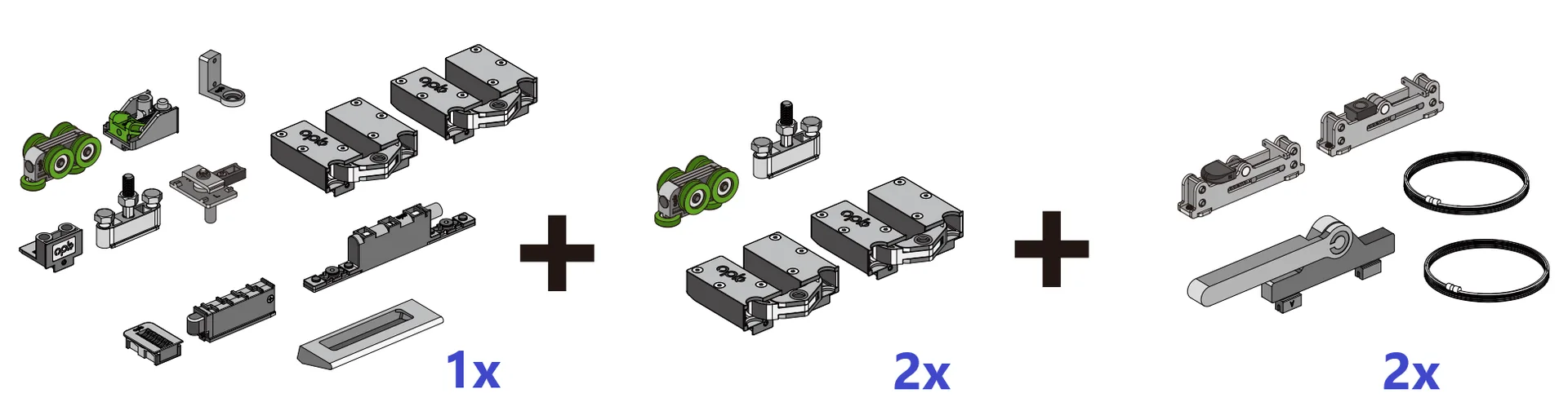 CN122744A OPK PS Harmonic system, for 3+0.5 doors