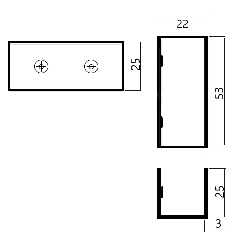 MD M004 SSS - Glass-to-Glass Balustrade Alignment Connector 180* (10-13mm) SSS