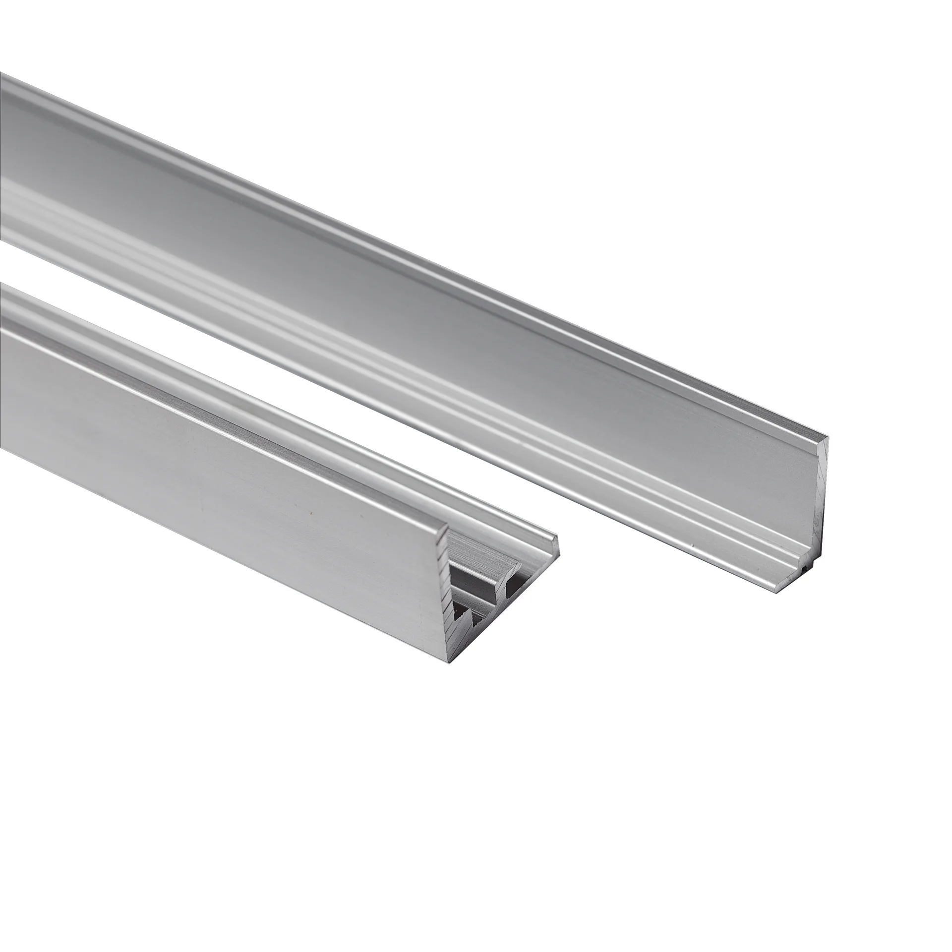 U-type handrail profile 20x20 reliefed anodized 6m