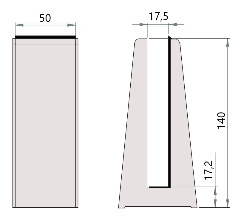 MD-330V Pyramid-Style Glass Spigot (Light Duty)