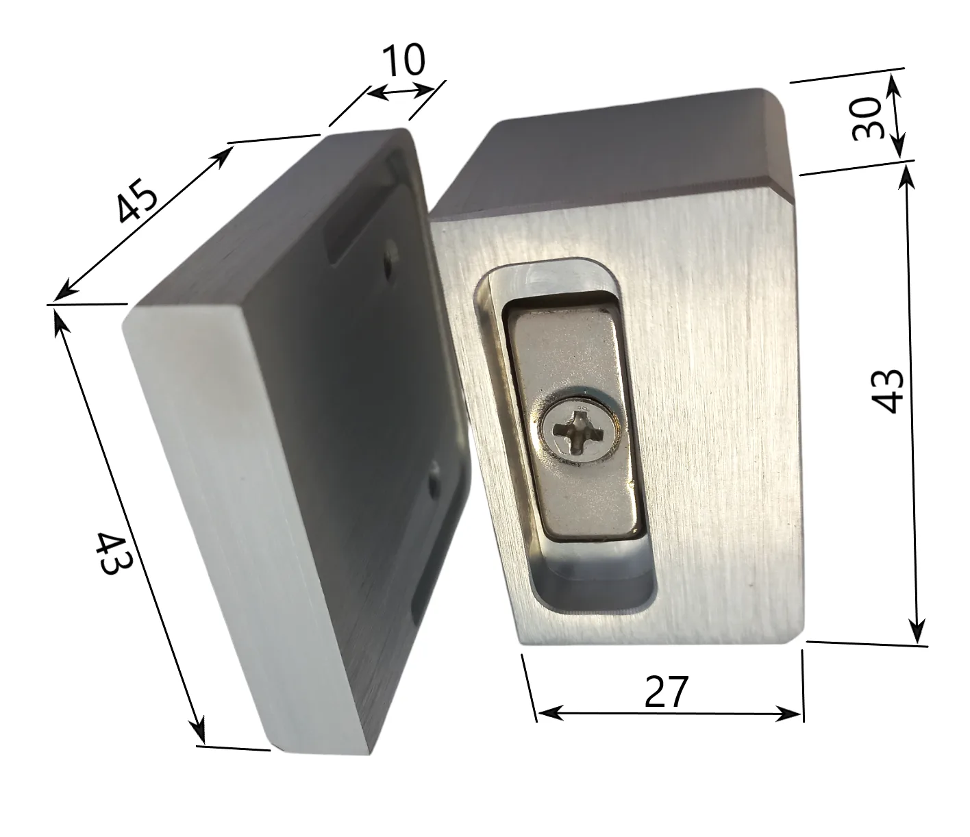 Glass Strike Plate for MAG/L02F A Lock