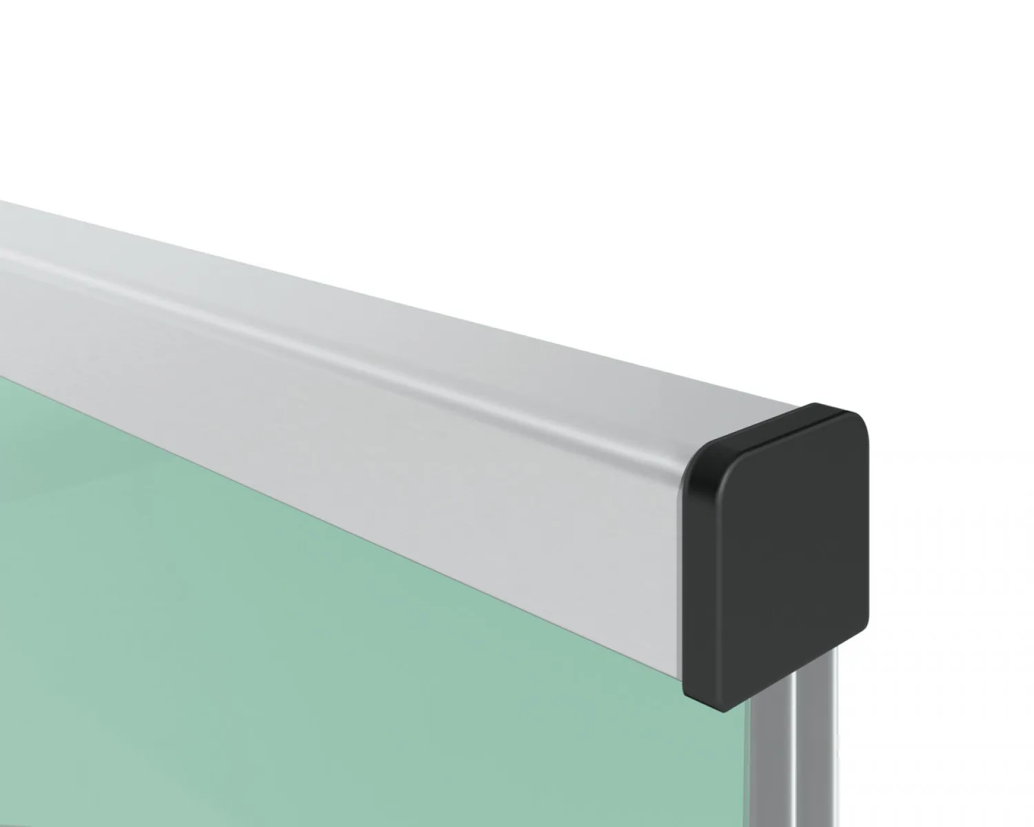 PR6540-16 U-Type Handle Profile with Glass Gasket 16mm